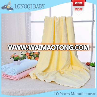 wholesale China pure color blanket blankets custom printed and logo OEM service