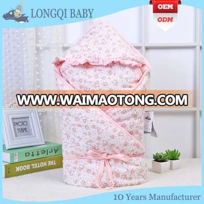 wholesale factory price baby hooded towel/baby blanket/swaddle blanket