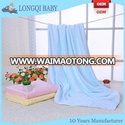 BB-MD-004 Longqi baby supplies 100% cotton velvet pile blanket