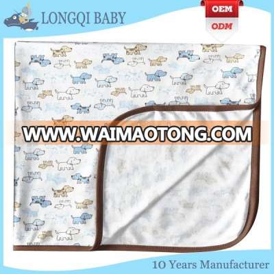 TT-LZ-004 fashion pattern high quality custom baby blankets