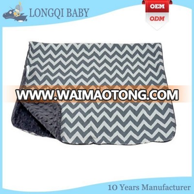 TT-LZ-003 top quality cotton polyester monogrammed baby blankets